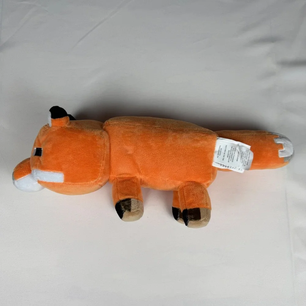 Minecraft Fox Plush Stuffed Animal Jay Franco Mojang Orange 2023 SK07-Q2